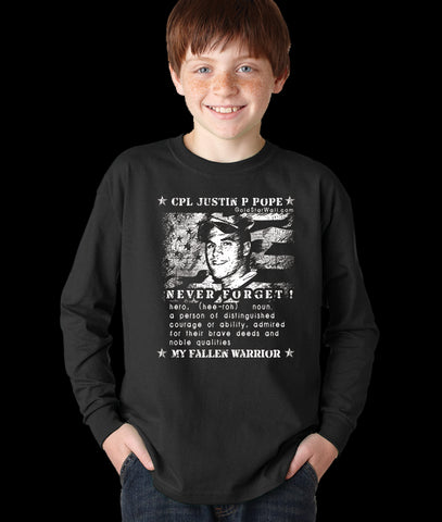 Justin Pope Youth Long Sleeve