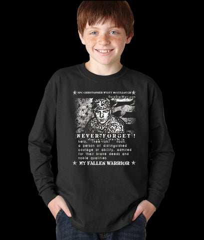Christopher Mccullough Youth Long Sleeve